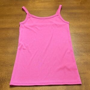No Boundaries Vibrant Pink Tank Top S (3-5) P2P 12-14”